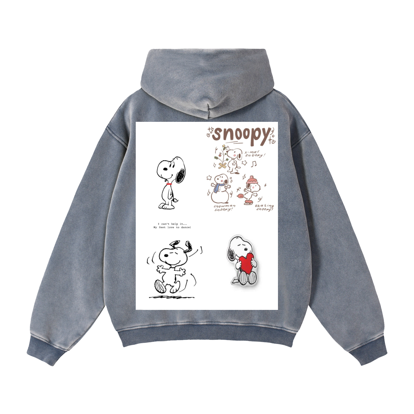 Zip-Through Boxy Fleece Hoodie