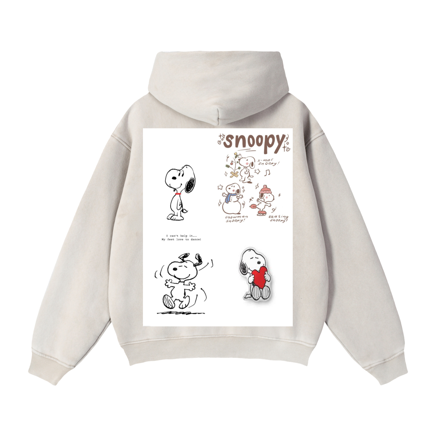 Zip-Through Boxy Fleece Hoodie