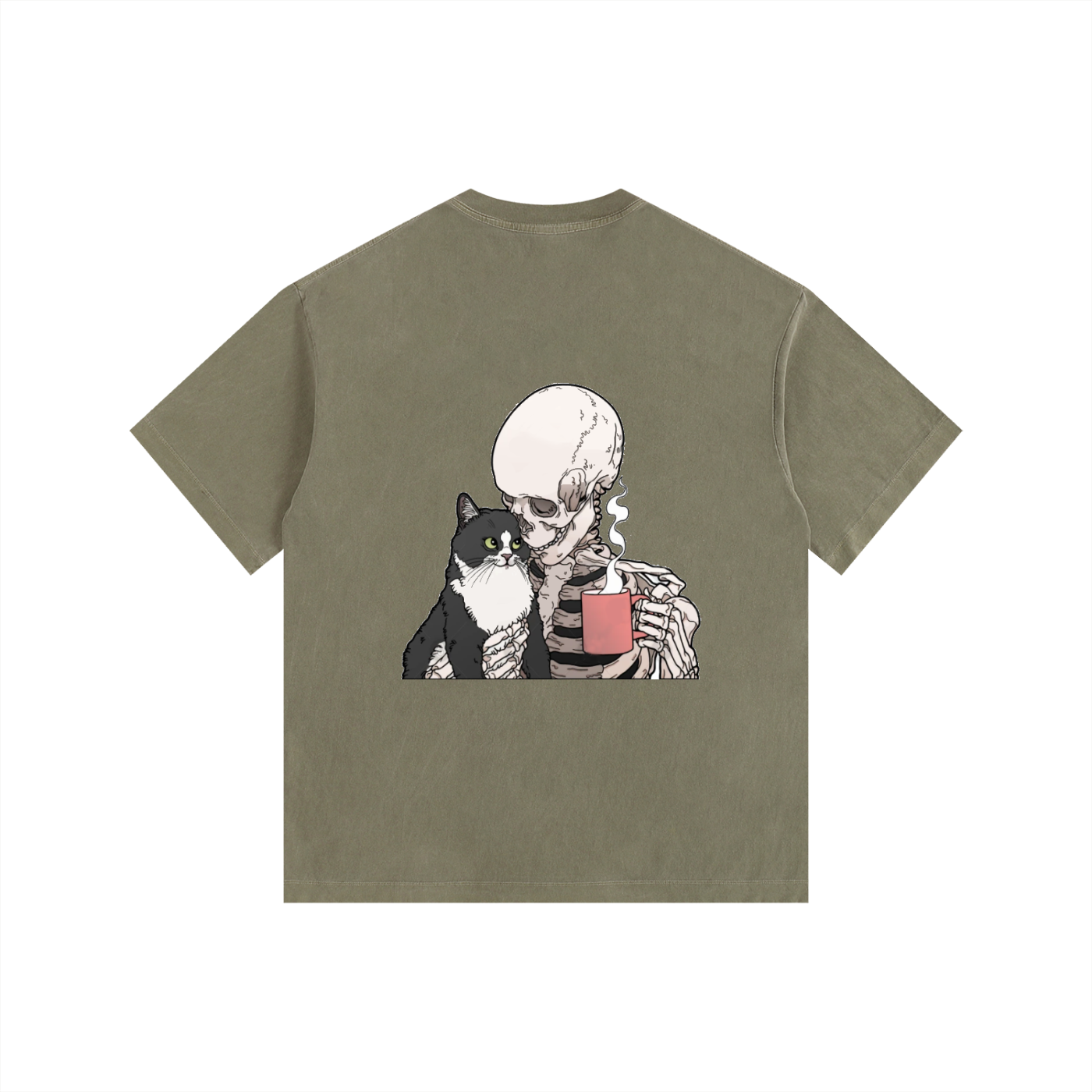 Vintage Washed Oversized Cotton T-Shirt