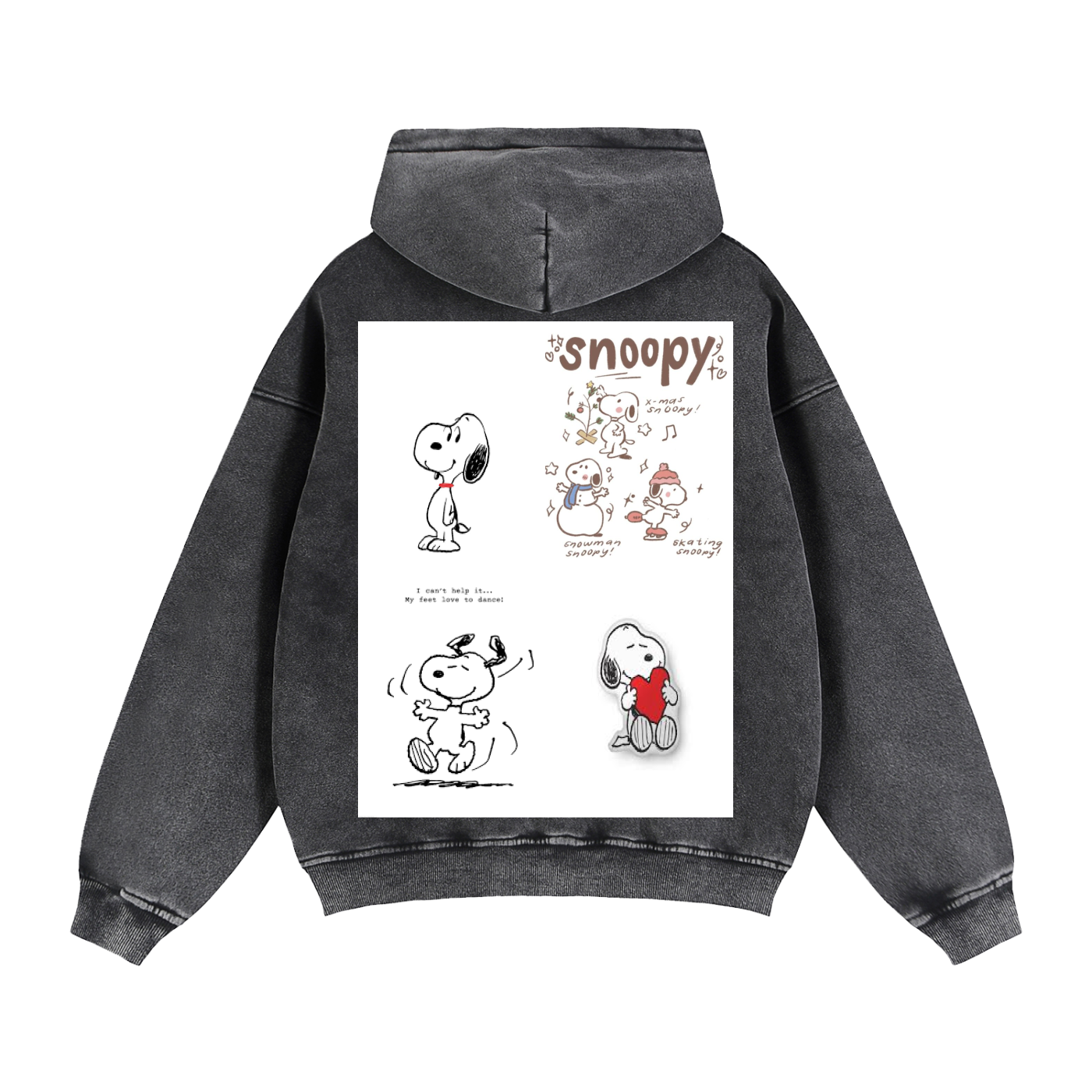 Zip-Through Boxy Fleece Hoodie