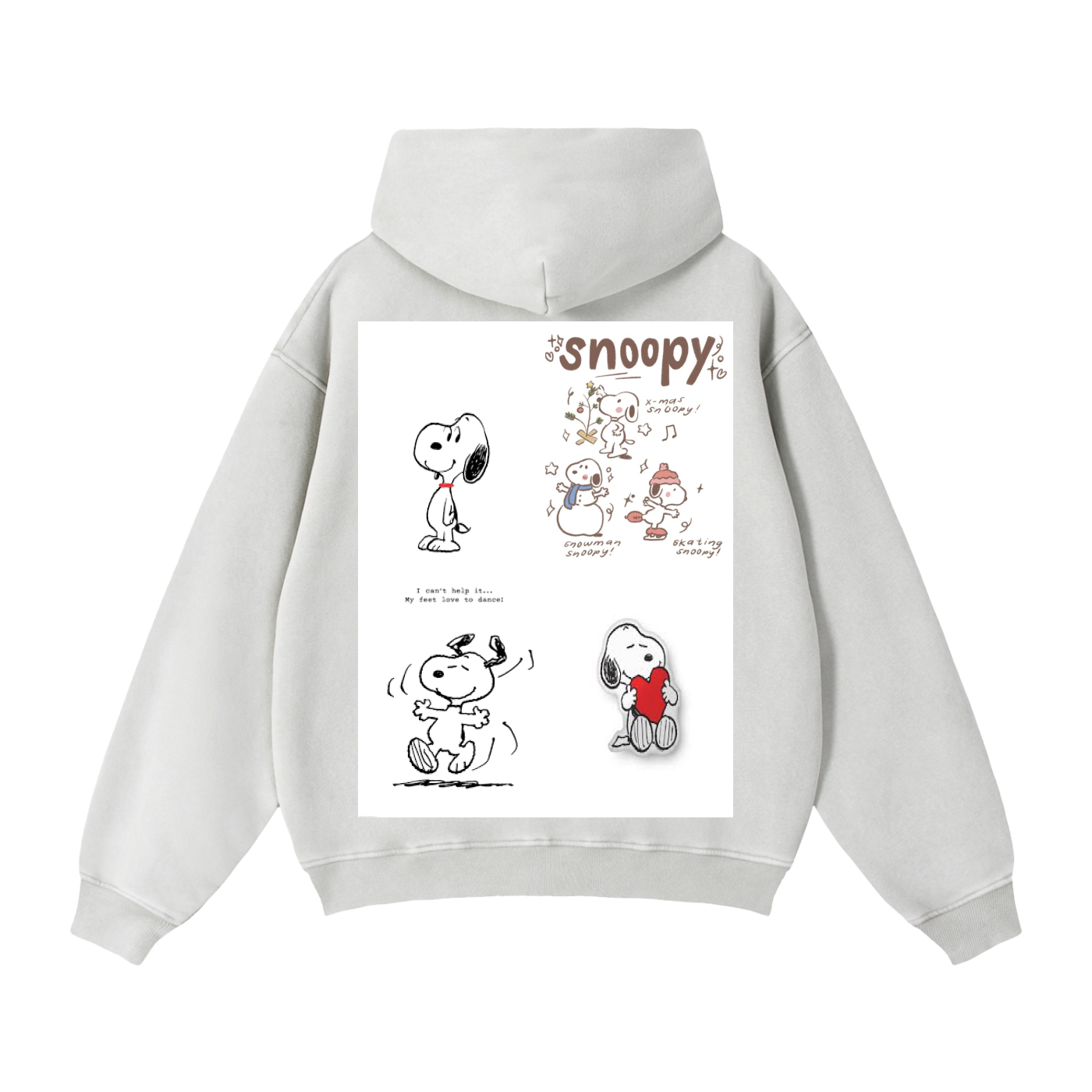 Zip-Through Boxy Fleece Hoodie