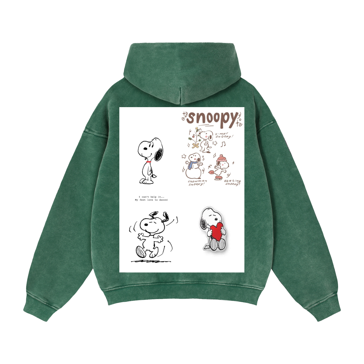 Zip-Through Boxy Fleece Hoodie
