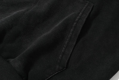 360g Heavy Cotton Distressed Washed Hoodie Drop-shoulder Loose Fit Sweatshirt